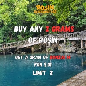 Vendor Promo Sun Mon Rosin