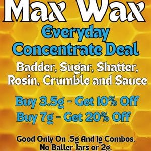Vendor Promo Max Wax